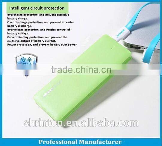 Remax Slim power bank charger 5000mah