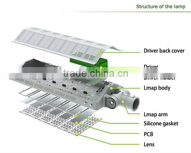 2015 updated die casting aluminum led street light housing 120w 150w