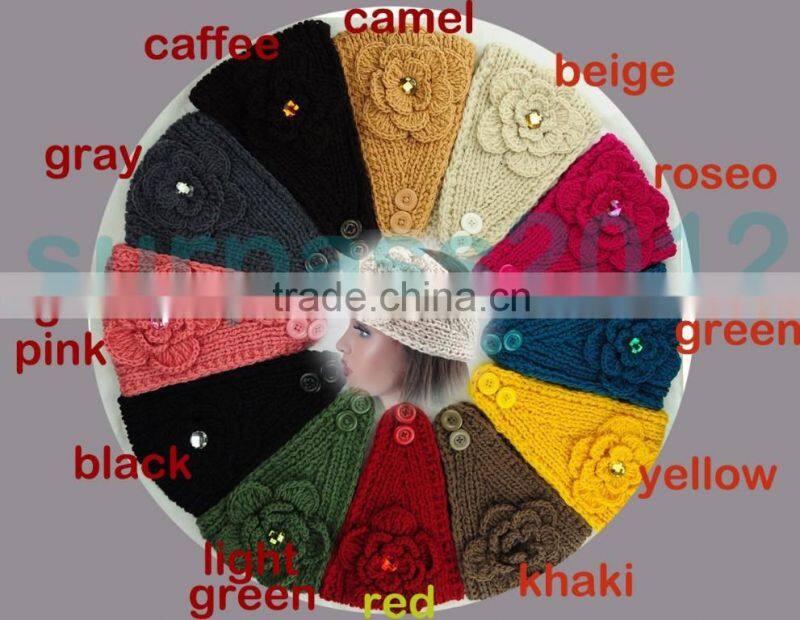 Plastic Rhinestone Fashion Women Headband Wholesale