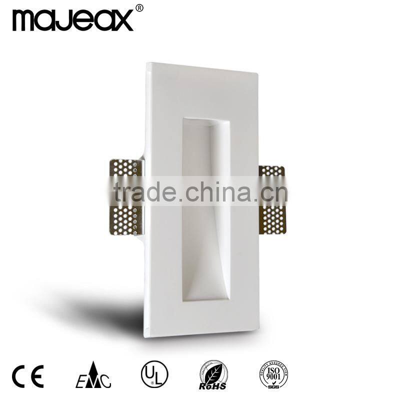 decorative Gypsum Plaster modern 1W led wall light