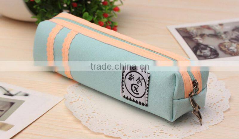 Wholesale new creative big capacity pencil storage bag beautiful cosmetic bag