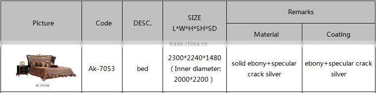 AK-7053 Trendy New Product 2015 Wooden Single Bed Designs