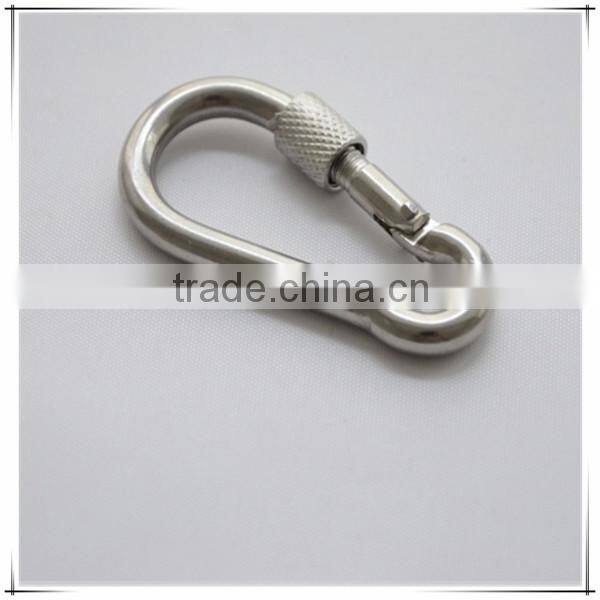 Security spong snap with hoop lock