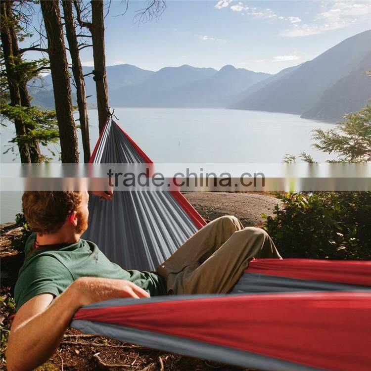 Hanging Parachute Fabric Folding Outdoor Sleeping Portable Nylon Hammock