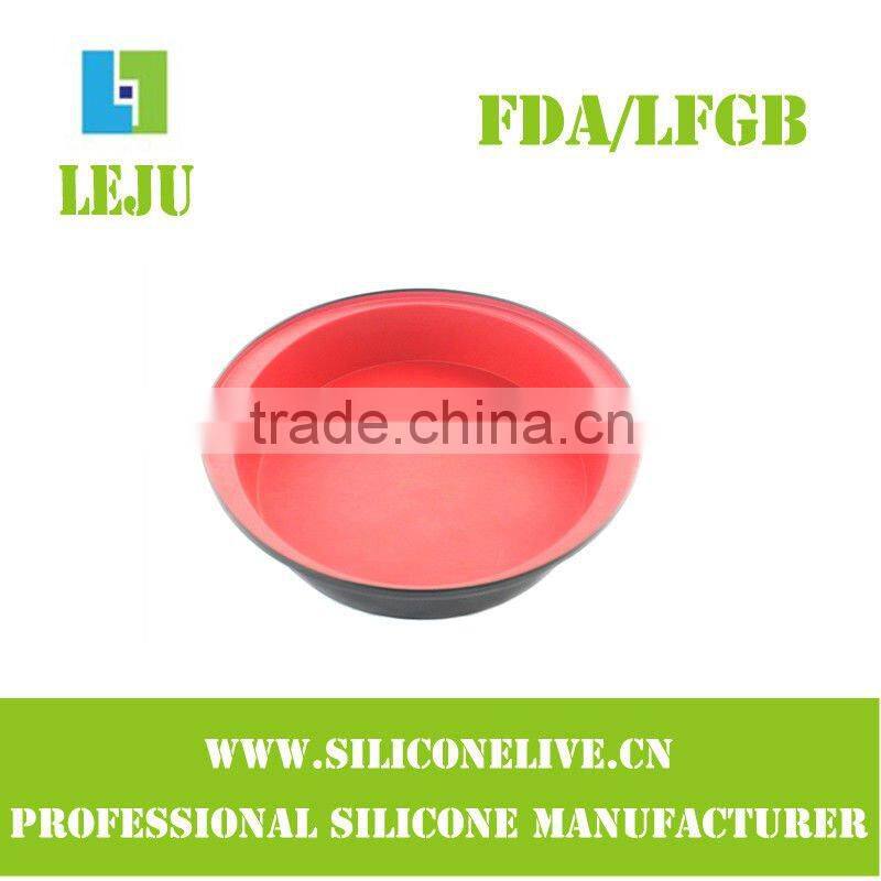 new style heart shape silicon cake mould for pizza