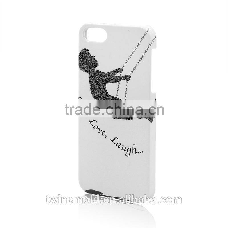 hard clear PC case for iphone case,silk printing, water transfer printing,rubber oil coating available