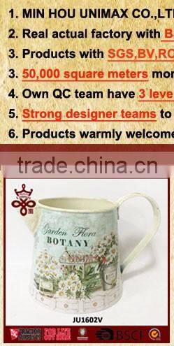 Vintage Household French Clocks Metal Bird House Style Quartz Analog Wall Clock