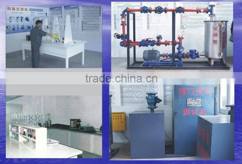 PFA Lined Gate Valves For Chemical Industry