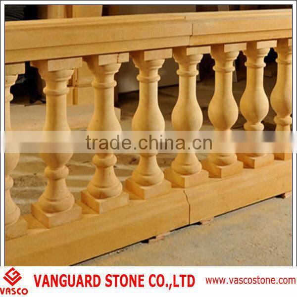 Natural stone indoor balusters