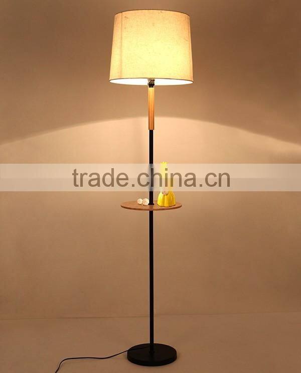 Wood and metal material Item type floor lamp home decorative floor light
