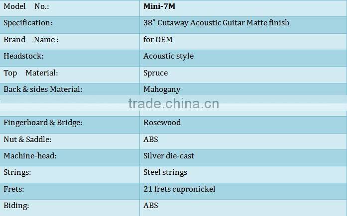 38 inch wholesale small hollow body acoustic guitars for sale