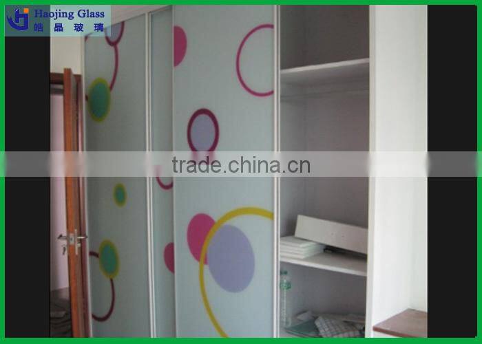 Shahe Haojing high quality red, black, extra white painted glass