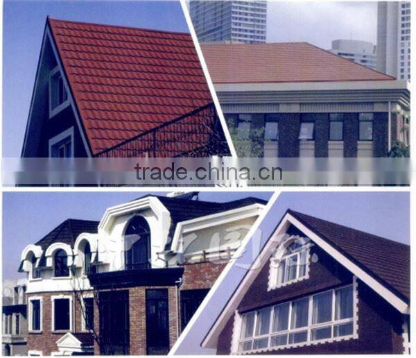colorful stone chip coated steel roof tiles cold roll forming machine