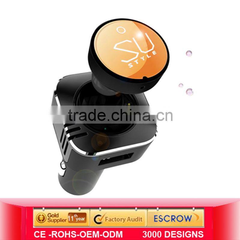 2015 Sustyle12v output car charger with bluetooth headset air cleaner Oxygen bar