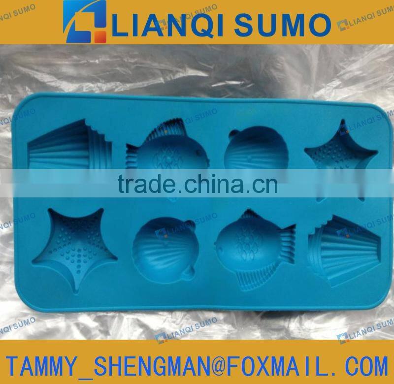 FDA Food Grade starfish Silicone Mold Fondant Molds Sugar Craft Tools Chocolate Mould For Cakes