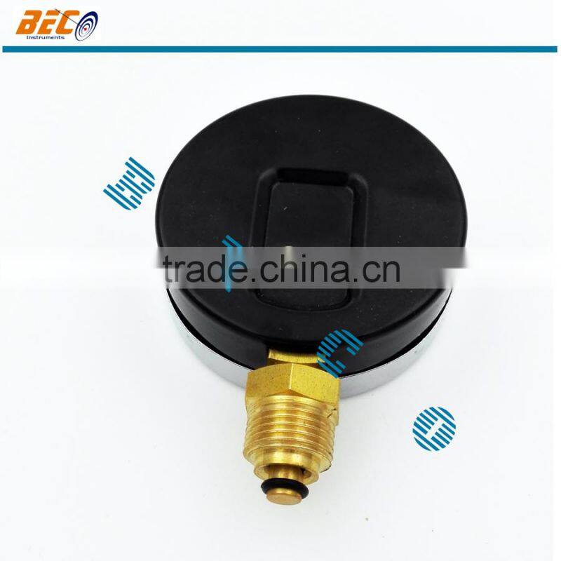 High perfermance painted steel case compound hydraulic temperature pressure gauge