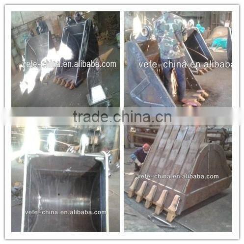 Mini excavator spare parts ditching bucket for HITACHI EX60 hard rock bucket
