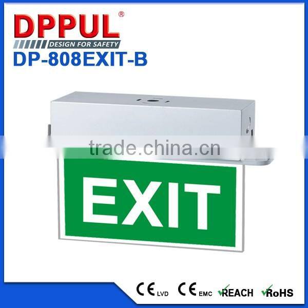 Steel lamp body and Metal Base Material Exit Rechargeable Emergency Light