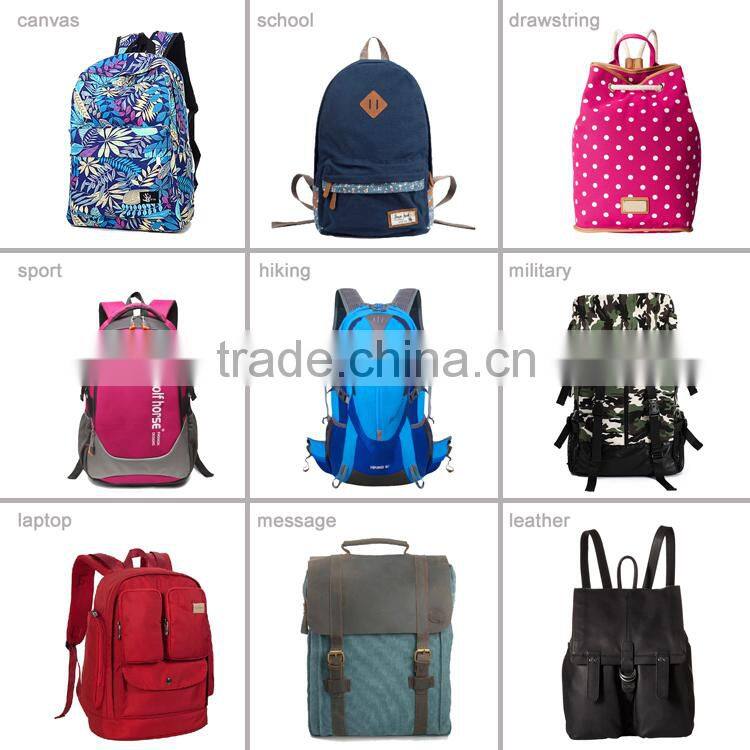 custom new bag wholesale top quality girls faux leather backpack