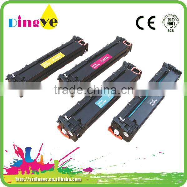 Alibaba premium supplier compatible laser toner cartridge for hp CB540/541/542/543A