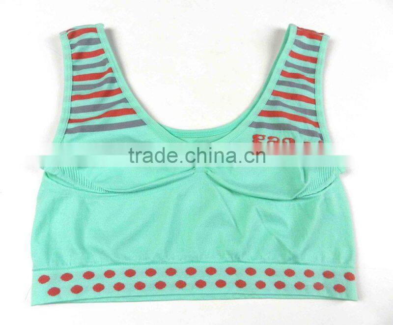 Nylon/Spandex Seamless Lady Bra