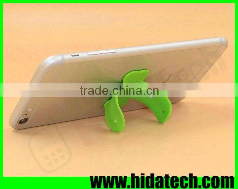 New arrival promotional gift silicone slap holder snap stand for iphone 6