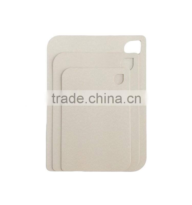 2016 new product rice husk flexible chopping board set