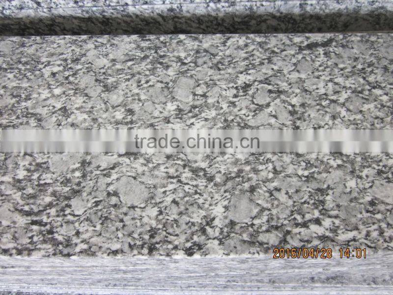 China spray white granite tile prices