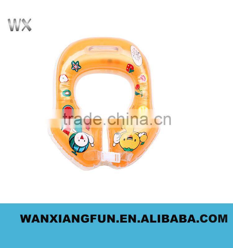 2016 cheap custom baby swimming ring inflatable swimming neck ring