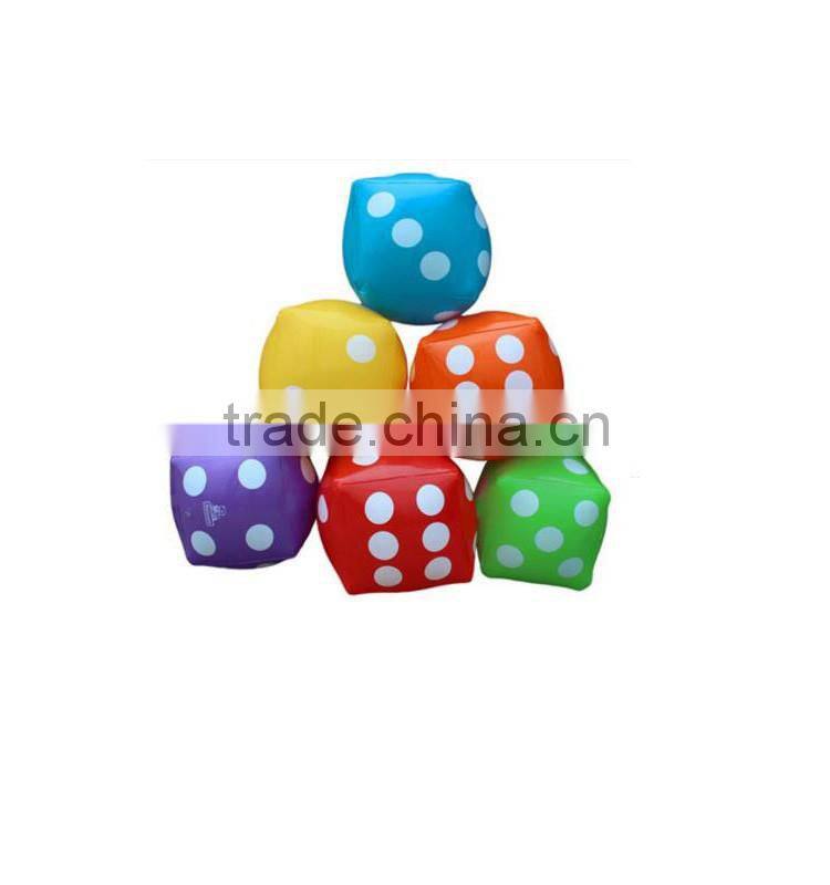 6pcs/lot Large inflated household Dice Magic Fun Toys Bar color toy