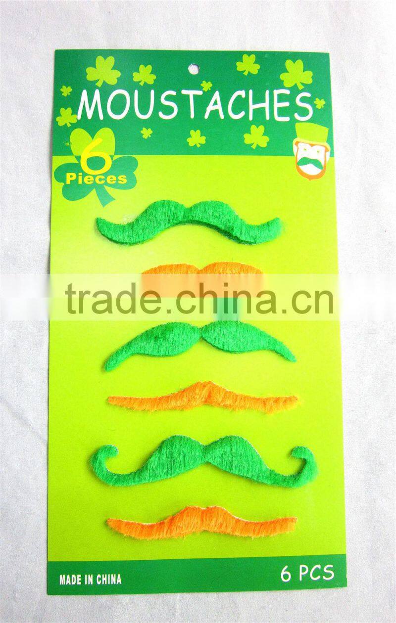 St. Patrick's Day mustache