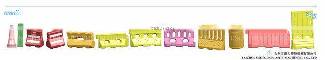 blow molding machine protable water fill road barrier