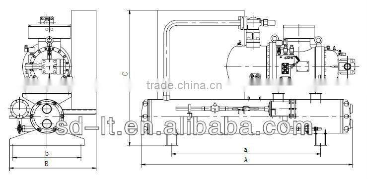 Water Cooled Compressor Racks Condensing Unit (JZHLGS Series with Hanbell Screw Compressor)