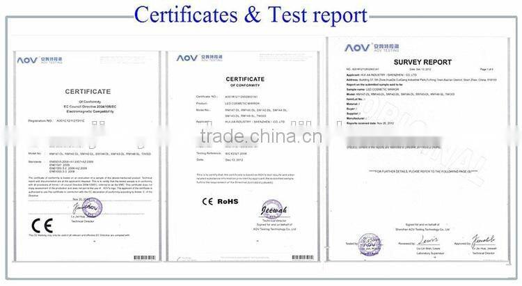 non-breakable gift metal mirror plain metal mirror wallet sized