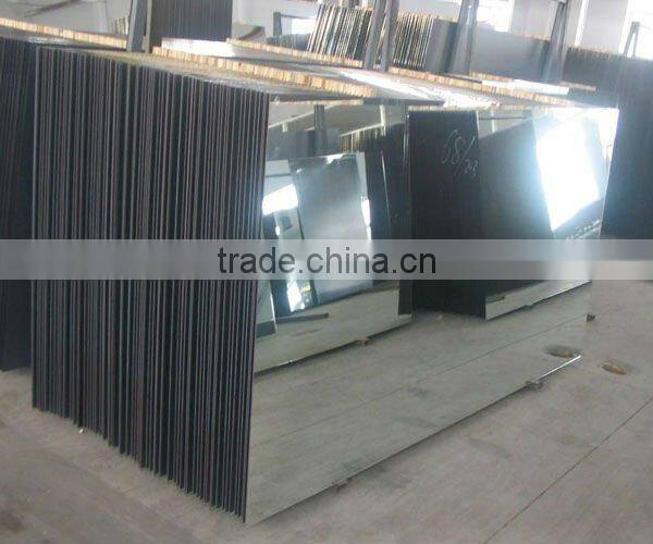 2 - 6mm Double Coated Aluminum Mirror Glass in standard stock sheet size or custom cut sizes