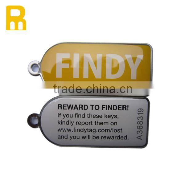 Custom qr code basketball badminton key chain / sport key fobs