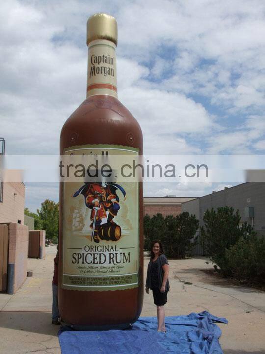 DJ-GG-113 New Welcome 13ft Red wine inflatable advertising board decorations outdoor 4m