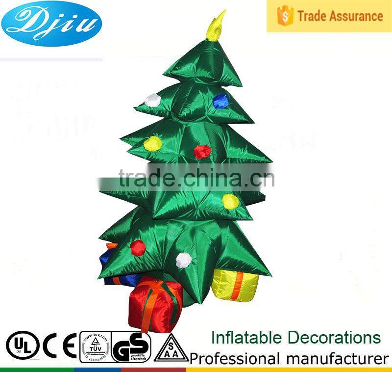 DJ-154 4ft outdoor patio led light inflatable christmas tree decoration
