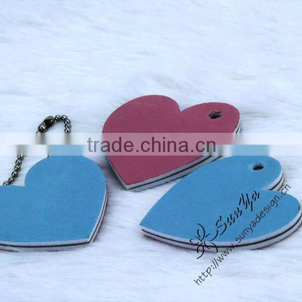 Mini nail file with keychain