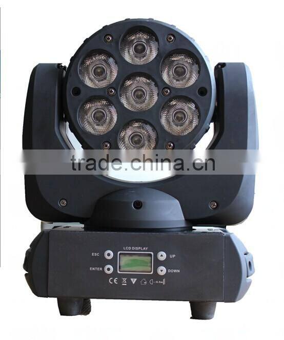hot sell led par light/10w 7pcs flat led par light