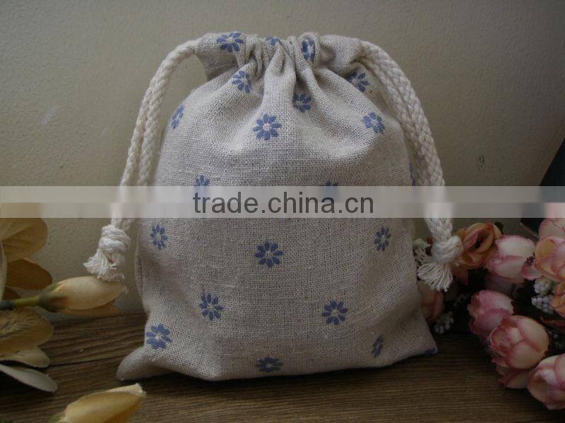 2014 new Blue drawstring shoe bag wholesale