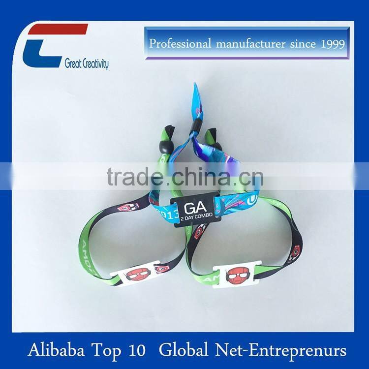 customized RFID silicon LED waterproof wristbands ticket for sport
