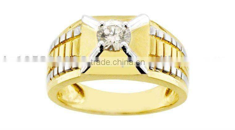 Round Gemstone Solitaire Rings