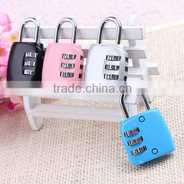 4 colors 3 digits metal combination locks