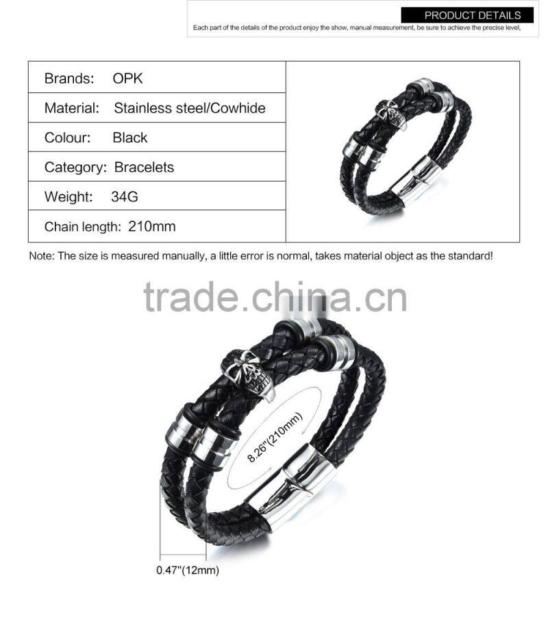 Fashion Bracelets 2016 Men Bracelet Making Supplies Leather Bracelet