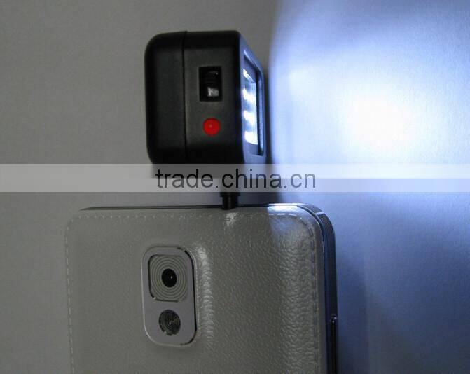 Mini selfie LED flash light, New stuff flash light , flash light for Camare for apple iphone