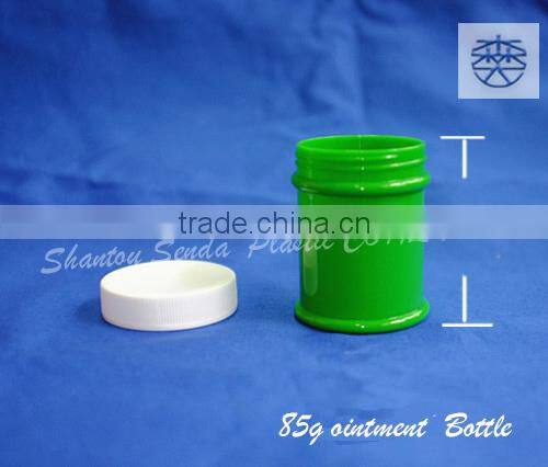ointment jar with lid, plastic ointment container, ointment container with cap