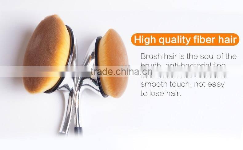 Private label makeup brushes golf shape handle makeup brush set
