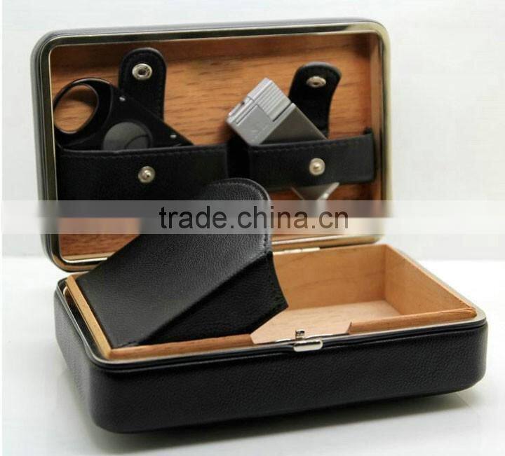 Shenzhen genuine leather cigar case cigar humidor