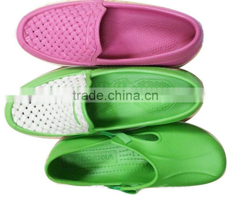 2015 eva injection hospital clog and anti-water aluminum shoe molds